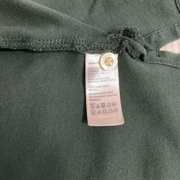 Tommy Hilfiger Men's Polo Shirt Cotton-Polyester Dark Green Size XXL - Picture 7 of 10